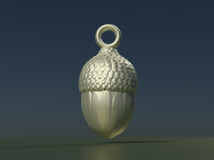 acorn pendant Modelo de impresión 3D
