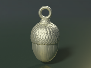 acorn pendant 3D Print Model
