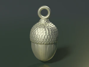 acorn pendant 3D Print Model