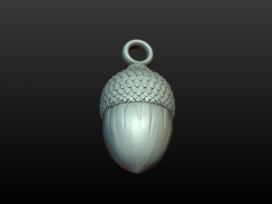 acorn pendant 3D Print Model