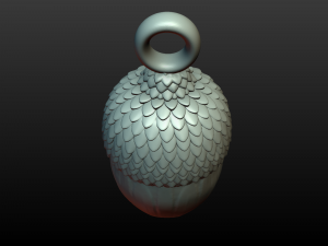 acorn pendant 3D Print Model
