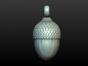 acorn pendant 3D Print Model