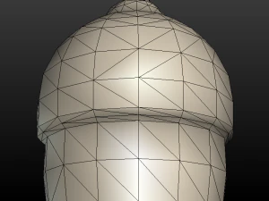 Acorn low poly 3D Model