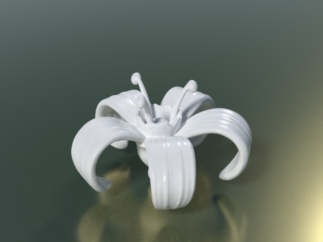 flower print ready 3D Baskı Modeli .c4d .max .obj .3ds .fbx .stl .blend 