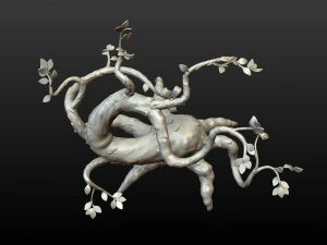 인쇄 가능한 판타지 나무 3D 프린트 모델