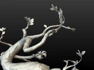 인쇄 가능한 판타지 나무 3D 프린트 모델