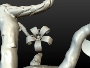 인쇄 가능한 판타지 나무 3D 프린트 모델