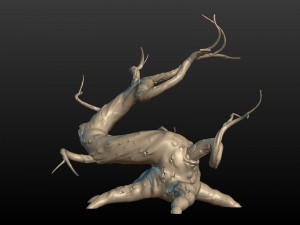 dried tree Model do druku 3D