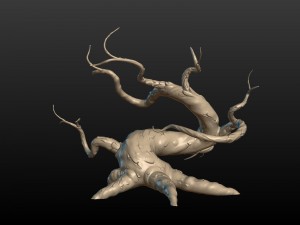 dried tree Model do druku 3D