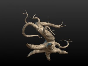 dried tree Model do druku 3D