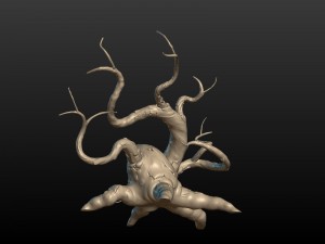dried tree Model do druku 3D
