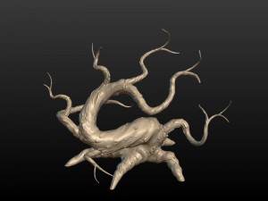 dried tree Model do druku 3D