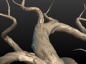 dried tree Model do druku 3D
