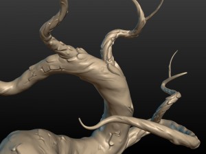 dried tree Model do druku 3D