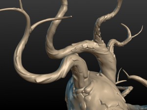 dried tree Model do druku 3D