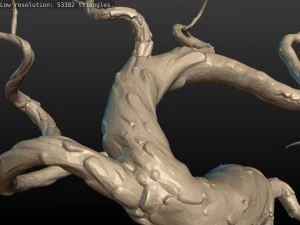 dried tree 3D Print Model