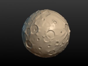 moon 3D Print Model