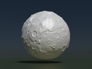 moon 3D Baskı Modeli