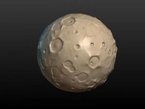lua Modelo de Impressão 3D