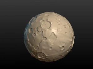 lua Modelo de Impressão 3D