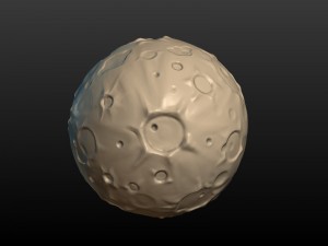 moon 3D Baskı Modeli