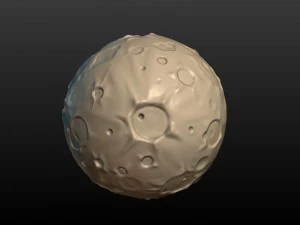 lua Modelo de Impressão 3D
