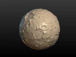 moon 3D Baskı Modeli