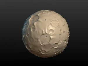 lua Modelo de Impressão 3D