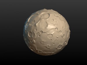 moon 3D Baskı Modeli