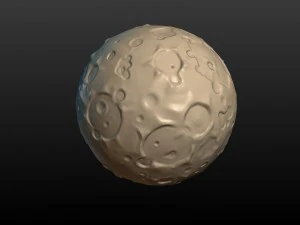 lua Modelo de Impressão 3D