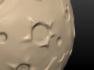 lua Modelo de Impressão 3D