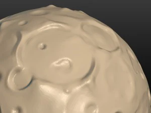 lua Modelo de Impressão 3D