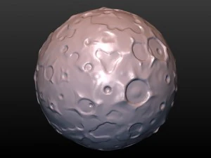 lua Modelo de Impressão 3D