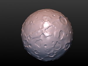 moon 3D Baskı Modeli