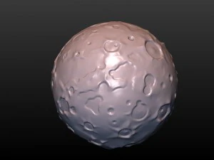 lua Modelo de Impressão 3D