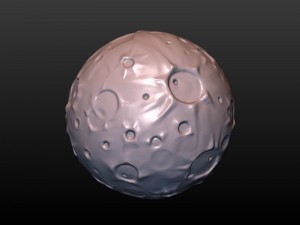 moon 3D Baskı Modeli