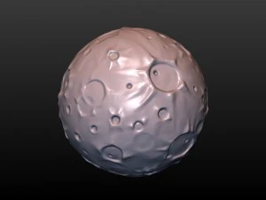lua Modelo de Impressão 3D