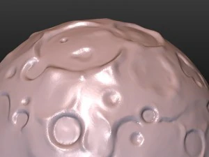 lua Modelo de Impressão 3D