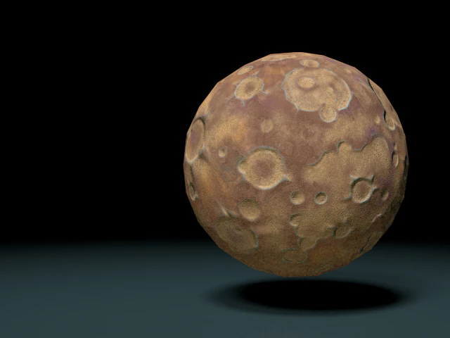 luna Modello 3D .c4d .max .obj .3ds .fbx .stl .blend 