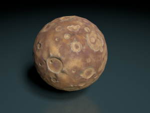 moon 3D Model