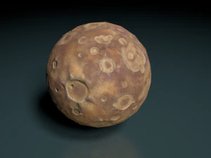 luna Modello 3D