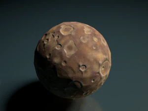 luna Modello 3D