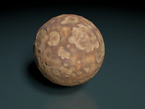 luna Modello 3D