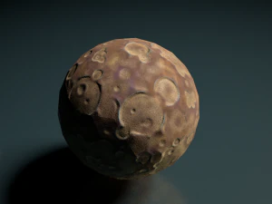 luna Modello 3D
