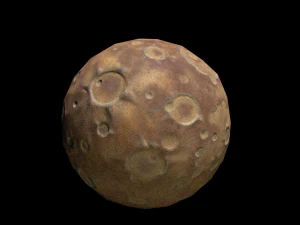 luna Modello 3D