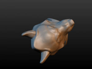 wolf ring 3D 打印模型