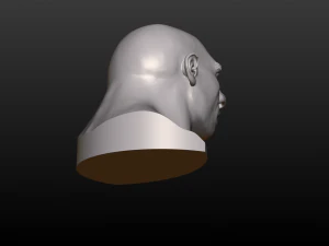 남자 머리 3D 프린트 모델