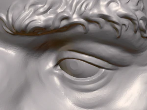 남자 머리 3D 프린트 모델