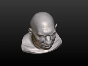 남자 머리 3D 프린트 모델