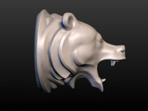 cabe&ccedil;a de urso Modelo de Impressão 3D